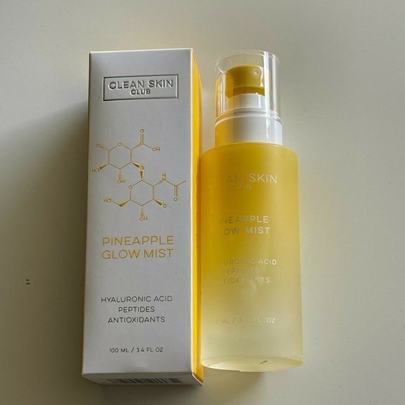 BNIB ~ Clean skin club pineapple glow mist ~ 100ml/3.4oz full size ~ SAME DAY 🚢 - Picture 1 of 6